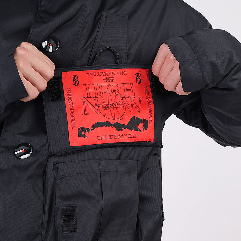 мужская черная куртка Nike Kyrie Protect Jacket DA6696-010 - цена, описание, фото 4